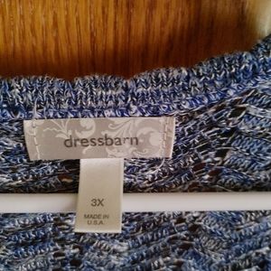 Sweater Dress barn. Blue Size 3x